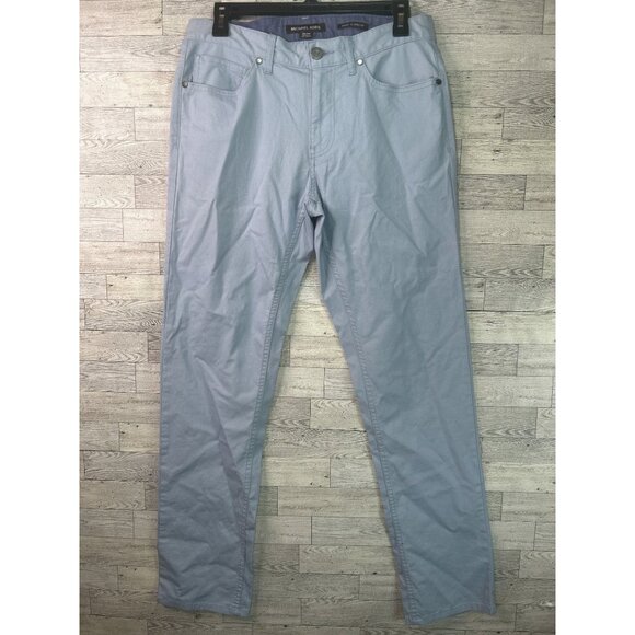Michael Kors‎ Grant Classic Fit Light Blue Chino Pants Size 29/32 - Picture 1 of 12